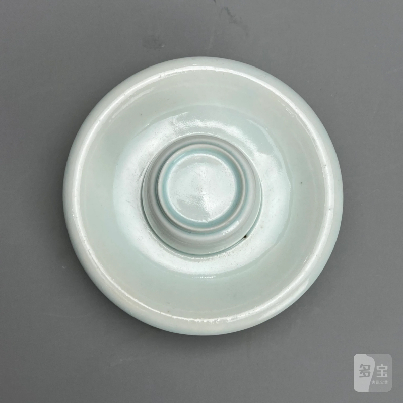 明 青白釉茶、托一套 - 图10